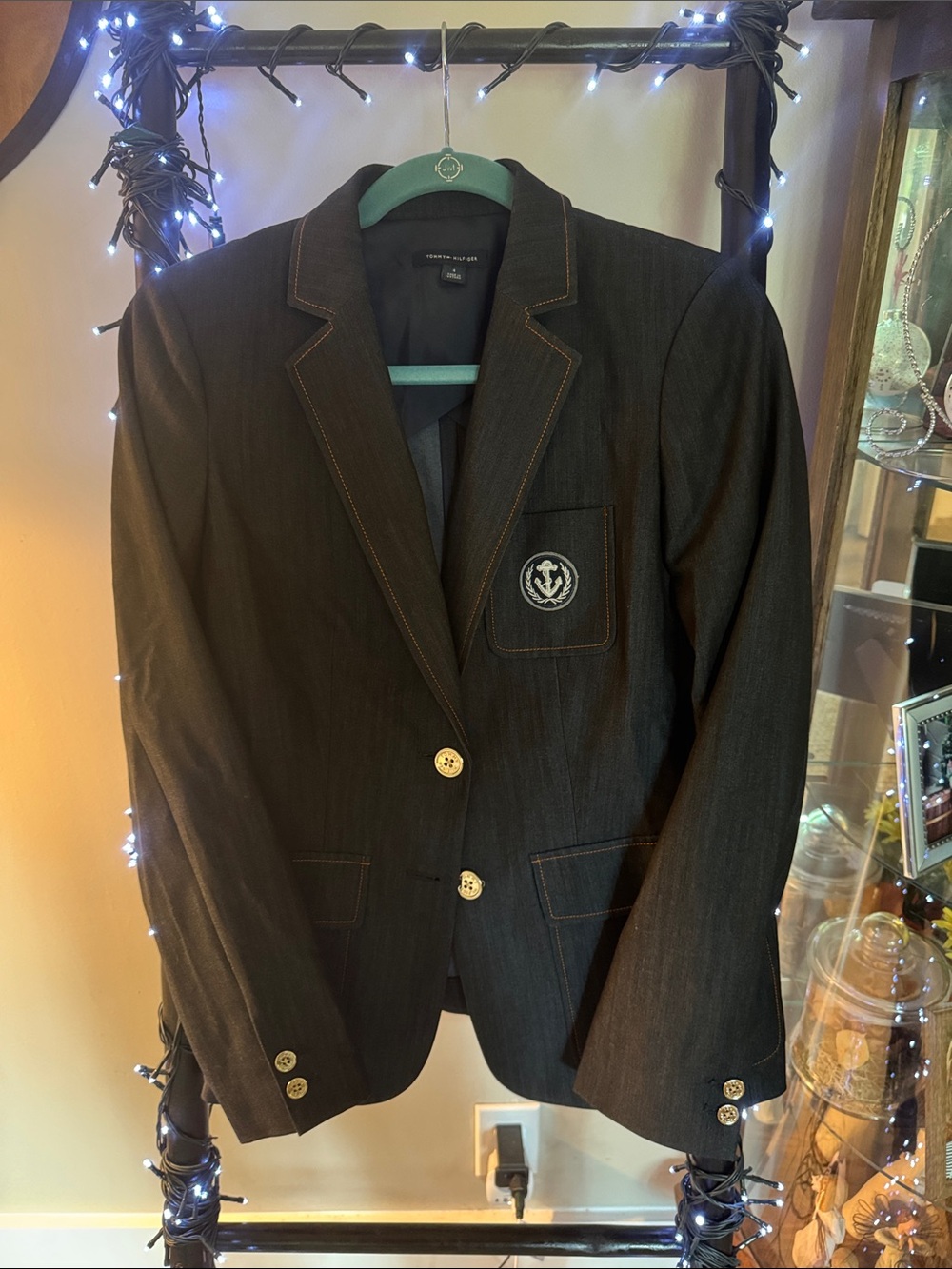 Tommy Hilfiger denim Blazer with Anchor Patch